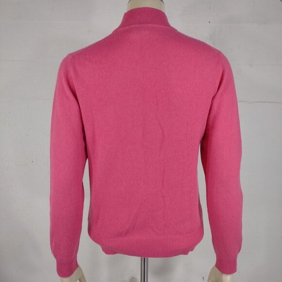 Charter Club pink 2-Ply 100% Cashmere mock neck pullover sweater ladies Small - Picture 4 of 6